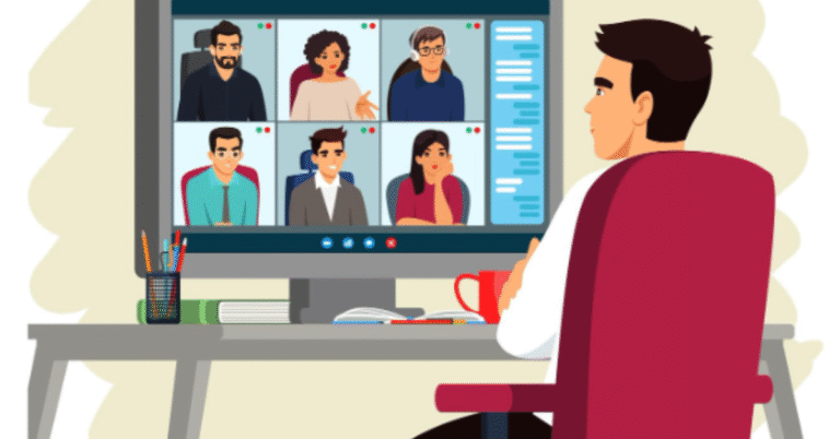 Google Meet time limit video conference interface showing meeting duration timer and participant grid with time limit notification