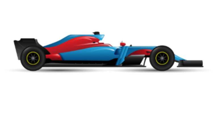 Poly Track Unblocked low-poly racing car on futuristic geometric track